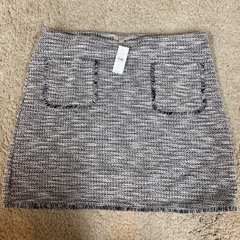 Ann Taylor LOFT tweed skirt